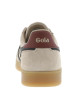 Thumbnail Tennis en cuir taupe en daim avec des empiècements noirs et à lacets plats - Image 6