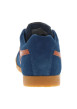 Thumbnail Tennis en cuir bleues en daim à empiècements rouges brique et à lacets plats - Image 6