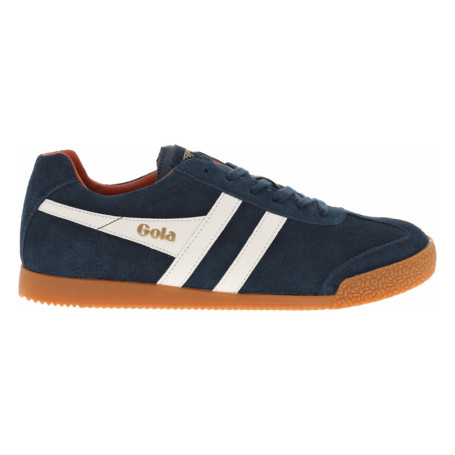 Tennis en cuir bleues marine en daim à...