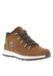 Thumbnail Bottines marrons avec le nom de la marque au talon et à lacets ronds - Image 3