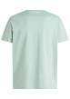 Thumbnail T-shirt en coton turquoise avec un imprimé une coupe droite et un col rond - Image 2