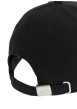 Thumbnail Casquette strapback en coton noire unie avec le logo triangulaire blanc - Image 4