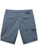 Thumbnail Short cargo en coton gris uni avec des poches et une coupe droite - Image 2