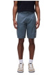 Thumbnail Short cargo en coton gris uni avec des poches et une coupe droite - Image 3