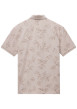 Thumbnail Polo en coton beige imprimé avec un col français et une coupe droite - Image 2