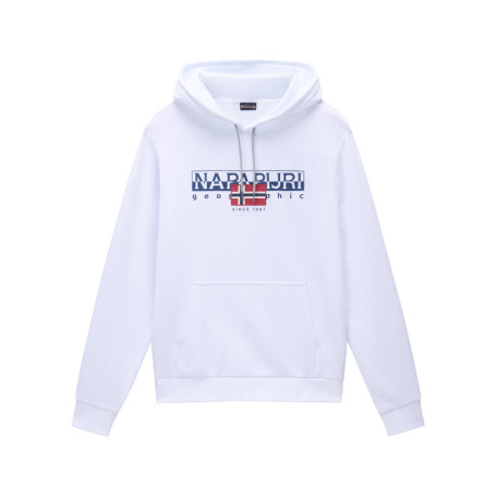 Sweat en coton blanc uni avec une coupe droite...