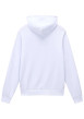 Thumbnail Sweat en coton blanc uni avec une coupe droite et un col à capuche - Image 2