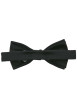 Thumbnail Noeud-papillon noir satiné ajustable en tissu solide et résistant - Image 2