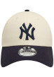 Thumbnail Casquette strapback en coton bicolore avec le logo en relief à l'avant - Image 6