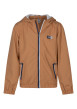 Thumbnail Blouson manches longues pêche uni avec une coupe droite et un col à capuche
