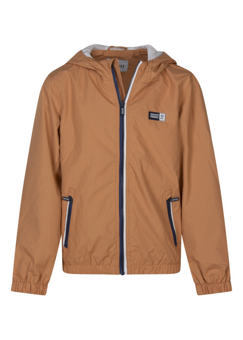 Blouson manches longues pêche uni avec une...