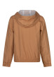 Thumbnail Blouson manches longues pêche uni avec une coupe droite et un col à capuche - Image 2