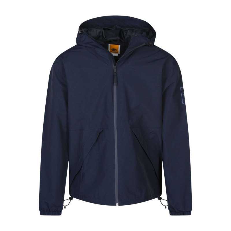 Timberland - Blouson Marine Uni à Coupe Droite Avec Un Col à Capuche Et Des Manches Longues - Marine Timberland - Blouson Marine Uni à Coupe Droite Avec Un Col à Capuche Et Des Manches Longues - Marine