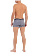Thumbnail Lot de 3 boxers classiques en coton bleus marine rayés et à coupe fermée - Image 2