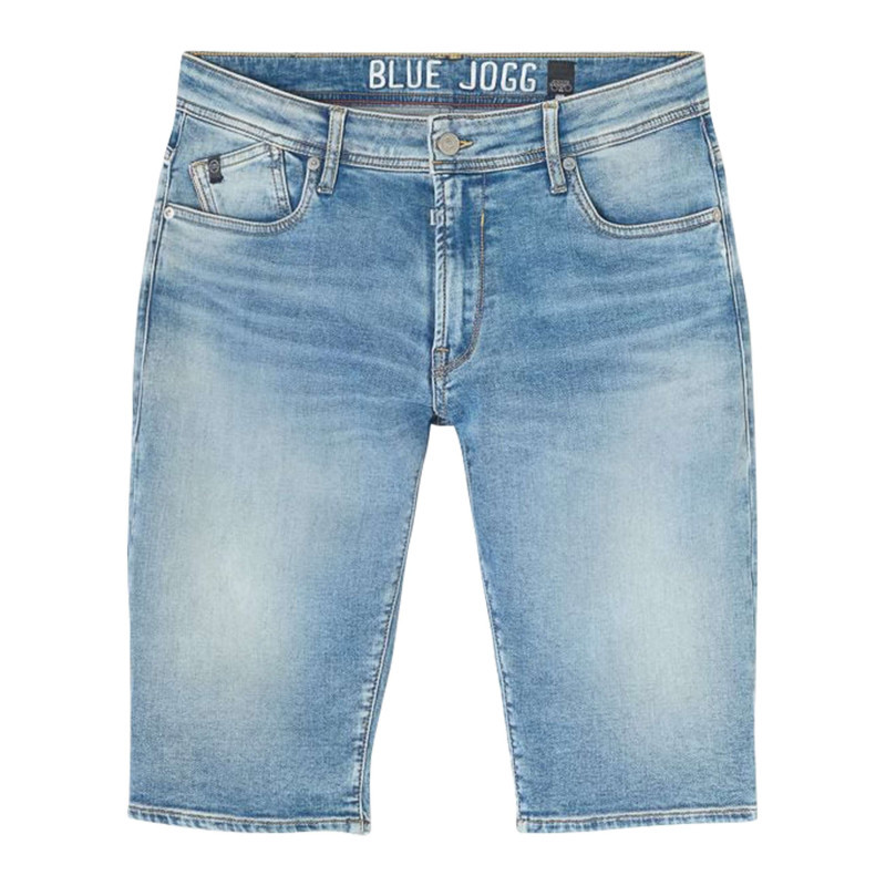 Le Temps Des Cerises - Short 5 Poches En Coton Stone Uni à Coupe Droite Avec Un Patch D'authenticité - Stone Le Temps Des Cerises - Short 5 Poches En Coton Stone Uni à Coupe Droite Avec Un Patch D'authenticité - Stone