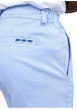 Thumbnail Short chino en coton ciel uni avec une coupe droite et un logo brodé - Image 3