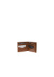 Thumbnail Portefeuille en cuir de vache camel uni avec une fermeture zippée - Image 3