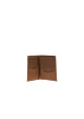 Thumbnail Portefeuille en cuir de vache camel uni avec plusieurs compartiments pour cartes - Image 3