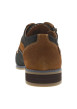 Thumbnail Richelieu en cuir marrons et noirs à bout droit et à talon décroché bas - Image 6