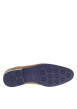 Thumbnail Derbies en cuir camel avec un talon décroché bas et des lacets ronds bleus - Image 5