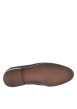 Thumbnail Mocassins en cuir bleus marine en suède à bout droit et à talon décroché bas - Image 5