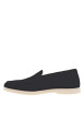Thumbnail Mocassins en cuir bleus marine en suède et à talon décroché bas - Image 2