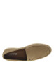 Thumbnail Mocassins en cuir sable avec le nom de la marque et à talon décroché bas - Image 4