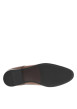 Thumbnail Derbies en cuir marrons à bout droit arrondi et à talon décroché bas - Image 5
