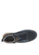 Thumbnail Sneakers bleu marine à talon plat avec des lacets et un zip latéral - Image 10