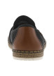 Thumbnail Tennis noires en filet ajourées à semelle plate et à fermeture slip-on - Image 6