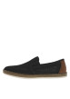 Thumbnail Tennis noires en filet ajourées à semelle plate et à fermeture slip-on - Image 2