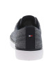 Thumbnail Tennis en toile basses bleues marine et blanches et à lacets plats - Image 6