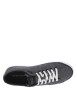 Thumbnail Tennis en toile basses bleues marine et blanches et à lacets plats - Image 4