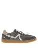 Thumbnail Tennis grises anthracite à petits trous avec de lacets plats blancs