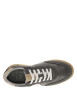 Thumbnail Tennis grises anthracite à petits trous avec de lacets plats blancs - Image 4
