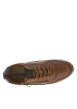 Thumbnail Sneakers en cuir marrons avec un zip sur le côté et des lacets plats - Image 4