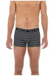 Thumbnail Lot de 2 boxers classiques en coton noirs à rayures avec le nom de la marque - Image 3
