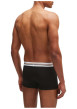 Thumbnail Lot de 3 Boxers classique noires unis avec taille élastique - Image 2