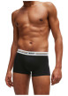 Thumbnail Lot de 3 Boxers classique noires unis avec taille élastique - Image 3