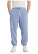 Thumbnail Pantalon Jogging bleu uni avec une coupe droite et une taille élastiquée