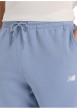 Thumbnail Pantalon Jogging bleu uni avec une coupe droite et une taille élastiquée - Image 3