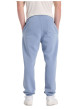 Thumbnail Pantalon Jogging bleu uni avec une coupe droite et une taille élastiquée - Image 6