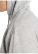 Thumbnail Sweat gris avec un imprimé un col à capuche et une coupe droite - Image 4
