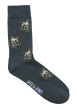 Thumbnail Lot de 3 paires de chaussettes hautes en coton mélangé multicolores imprimées - Image 4