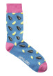 Thumbnail Lot de 3 paires de chaussettes hautes en coton mélangé multicolores imprimées - Image 2
