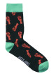Thumbnail Lot de 3 paires de chaussettes hautes en coton mélangé multicolores imprimées - Image 4