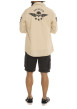 Thumbnail Chemise en coton beige avec un imprimé une coupe droite et un col à revers - Image 6