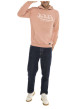 Thumbnail Sweat rose avec un imprimé une coupe droite et un col à capuche - Image 2