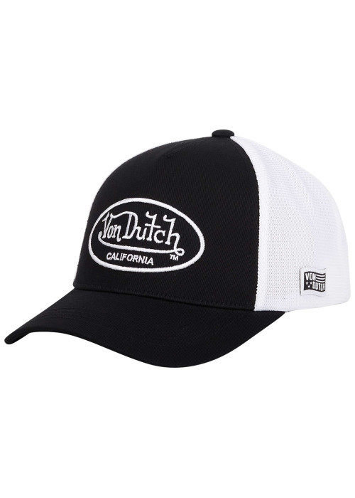 Casquette noire unie avec le logo de la marque en relief à l'avant