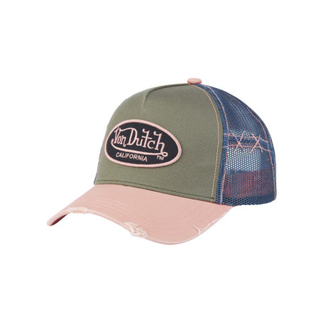 Casquette multicolore unie avec une fermeture...